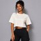 BELLA CANVAS Women’s Short Sleeve Jersey Crop T-Shirt Fit Casual Crop Tee